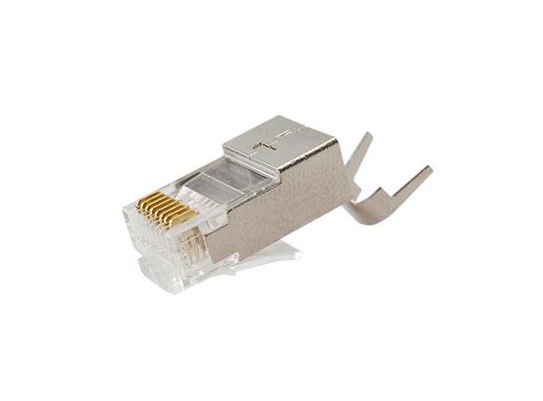 SCP RJ45 Plugg Cat.6A 10G Skjermet 23-26AWG Solid 